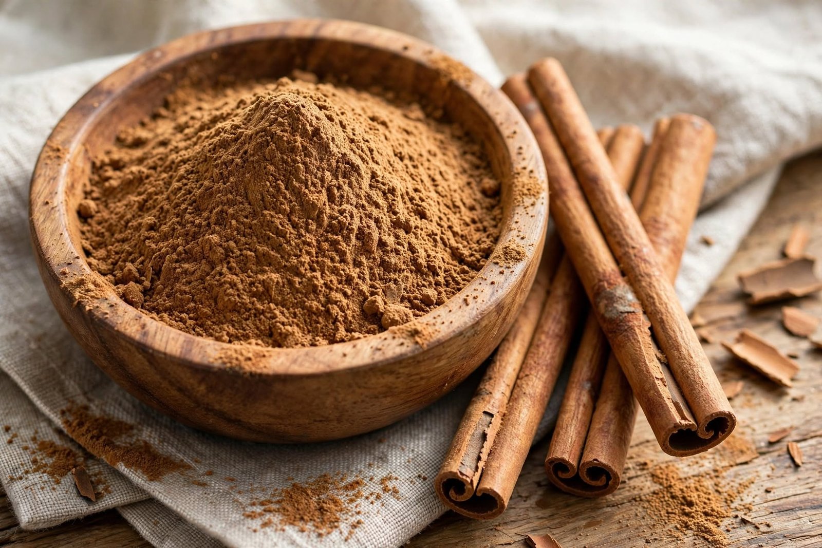 قرفة سيلان طبيعية - لفائف رقيقة هشة - Ceylon Cinnamon - Coumarin 0.004% - ISO 6539 - صورة 1